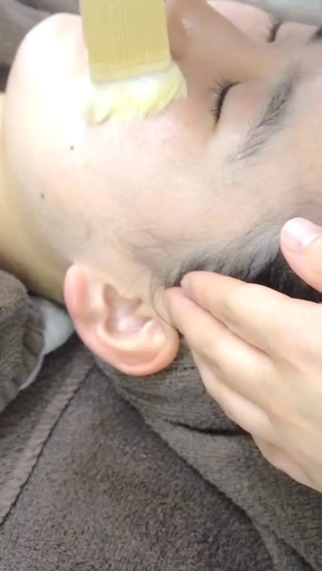 シェービングって気持ちよくてリラックス効果もあります😌